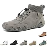 Semelle en caoutchouc antidérapante : Dotées d'une semelle en caoutchouc robuste, ces bottines offrent une excellente adhérence sur sol mouillé, garantissant stabilité et sécurité par temps de pluie.