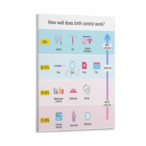 How Well Does Birth Control Work Poster Women's Health Poster