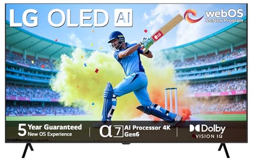 Image of LG 164 cm (65 inches) 4K Ultra HD Smart OLED TV 65A3PSA (Rocky Black)