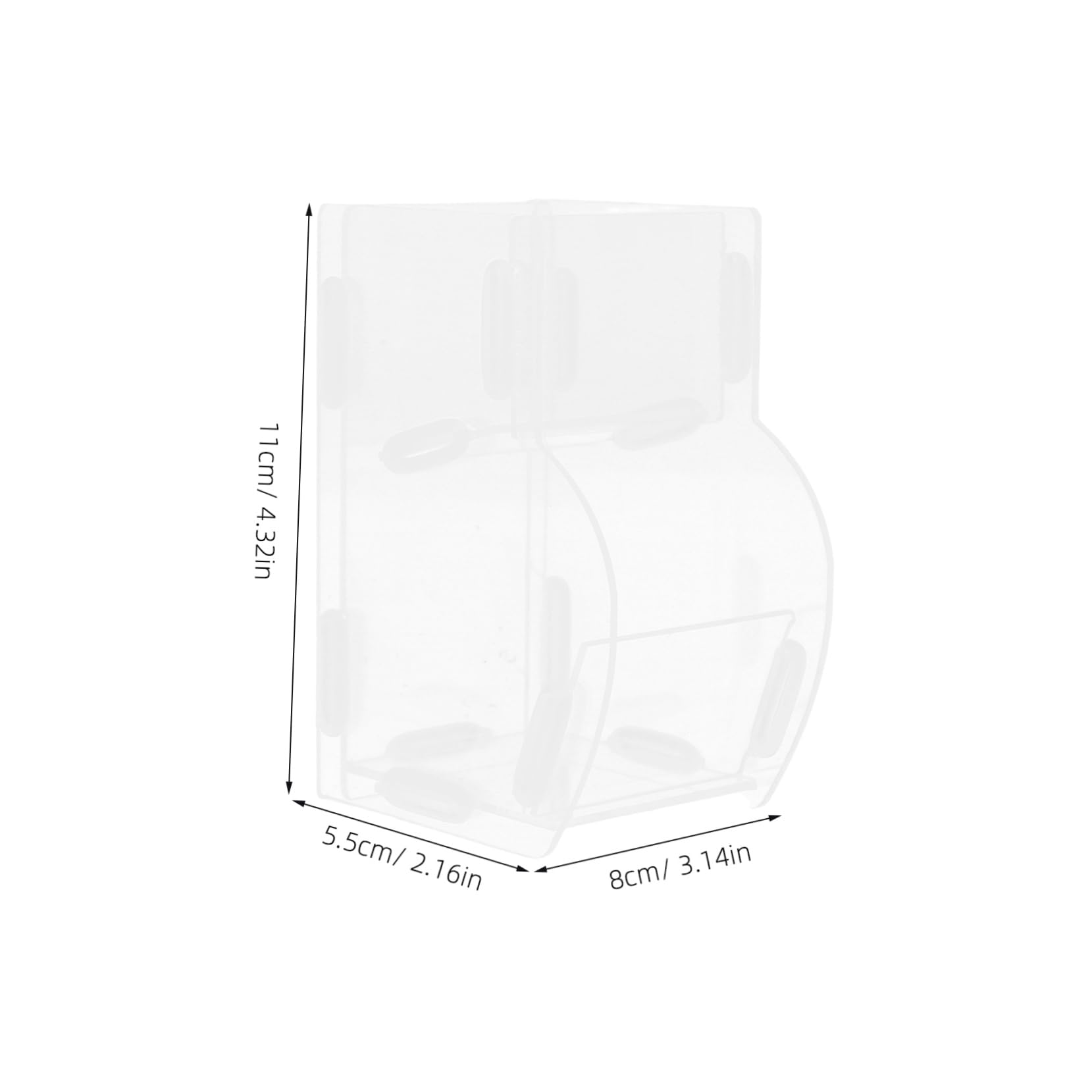 HANABASS Acrylic Dwarf Hamster Feeder Automatic Small Food Dispenser for Guinea Pigs Birds