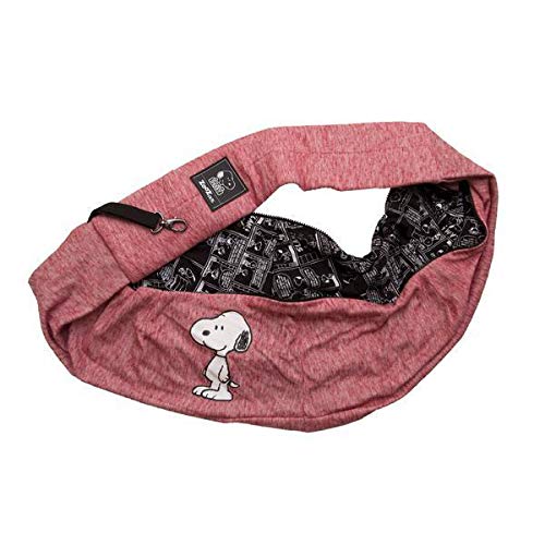 Bolsa Sling Zooz Pets Snoopy Smile Vermelha