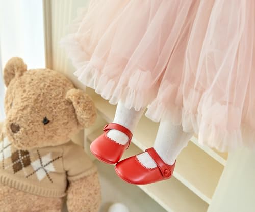 Image of PHIRAMIN Toddler Girl Mary Jane Dress Shoes-Little Girl School Uniform Shoes for Wedding Party