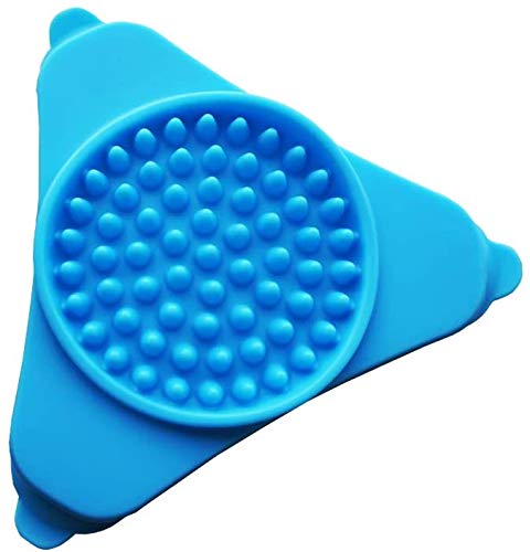 PETS EMPIRE Dog Lick Pad,Peanut Butter Licking pad Toy, Slow Feeding and Distraction of Dogs, Interactive Licking pad with Suction Cup for Shower and Dog (Blue) (B08WLWR3G5) Amazon Price History, Amazon Price Tracker