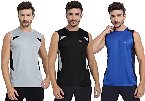 Image of FTX Men's Solid Regular Fit T-Shirt