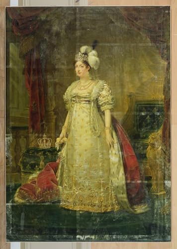 Affiche Marie-Thérèse-Charlotte de France impression d'art premium par Antoine-Jean Gros