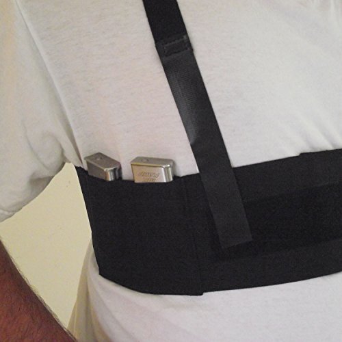 Deepconcealment Shoulder Holster Black (Large 39-44 Inches, Right Hand Draw) #TOP4