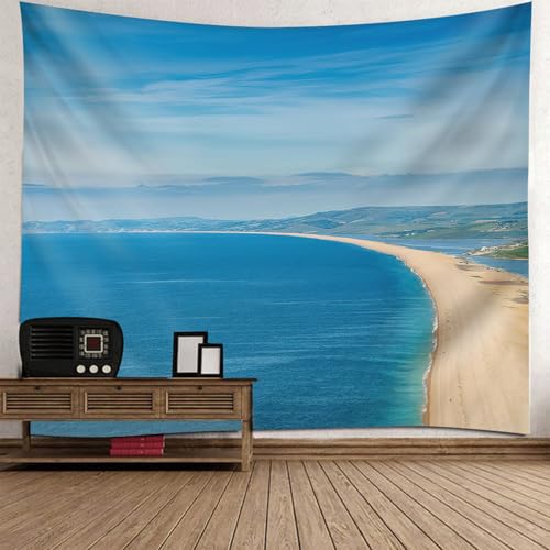 Tapisserie paysage pour illuminer un salon sombre 140x210