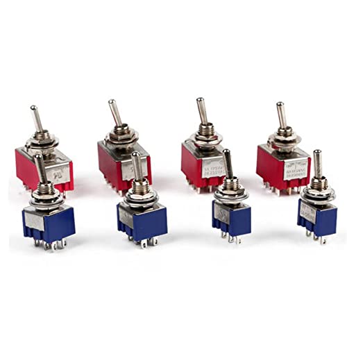 Interrupteur miniature double jet ON-OFF-ON 120VAC MTS-103 202