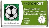 Wonderart Soccer Latch Hook Kit, 8