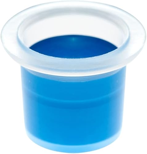 Miniatura 3 de Stockroom Plus Tapas desechables de tinta de tatuaje, tazas de pigmento para microblading pequeñas (0.354 in) 2000 unidades