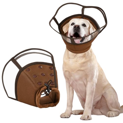 Image of Kuoser Dog Cone Collar After Surgery, Soft Cone for Dogs to Stop Licking, L