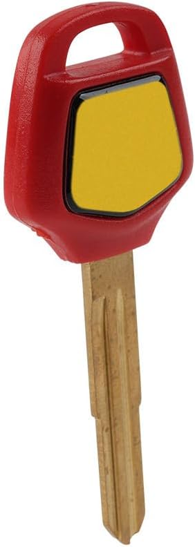 Cnonee1 Red Motorcycle Key Uncut Replacement Motorcycle Blank Key Uncut Blade For HONDA Gold Wing GL1800 2001-2012
