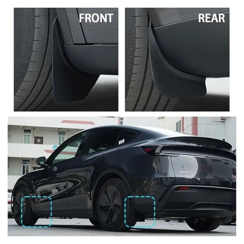 Garde-boue Tesla Model Y 2025 Juniper sans perçage protection avant - 5