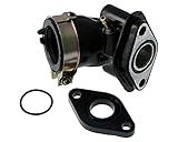Mit Unterdruckanschluss Ansaugstutzen Isolator kompatibel für BAOTIAN REX RS450 ECOBIKE 50ccm GY6 4T 139QMB/QMA ROLLER