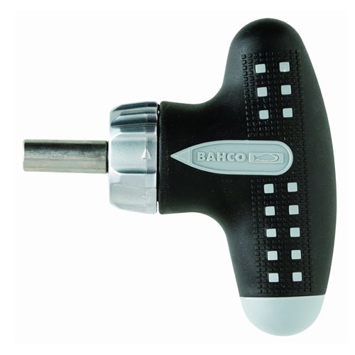 Bahco 808050TS Ratchet Bit Screwdriver T-Handle Stubby