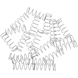 NOLITOY 20 Stück Teiliges Edelstahl Druckfeder Toiletten Spülkasten Feder Ersatz Geräuschdämpfende Kompressionsfeder für Wc Spülknopf Reparatur und Sanitärwartung
