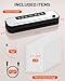 CEROBEAR Food Vacuum Sealer Machine, 75kpa Powerful Food Saver Vacuum Sealer Machine with Cutter, 6-in-1 Automatic Air Sealing for Food Storage, Sous Vide, Meat, Vegetables, Dry/Moist Modes