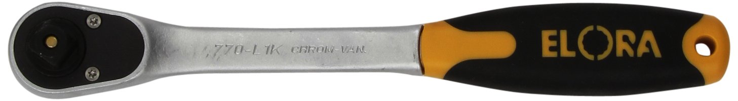 Draper 25930 - Carraca Reversible de liberación rápida con Mango Suave (1/2", 270 mm)