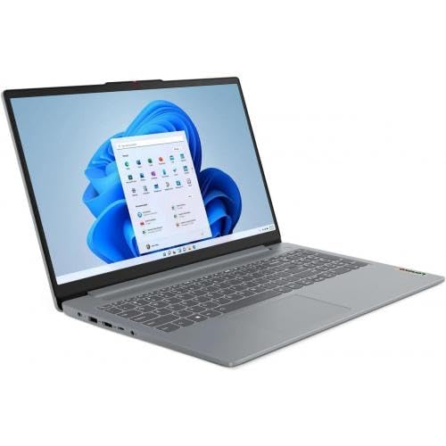 Image of Lenovo IdeaPad Slim 3 15.6 inch FHD IPS Notebook AMD Ryzen 5 7520U 8GB RAM 256GB SSD Arctic Grey - AMD Ryzen 5 7520U Quad-core - 15.6 inch FHD IPS Anti-glare Display - 8GB LPDDR5 RAM - 256GB PCIe 4.0x4 NVMe S