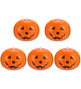 5個 ハロウィン 風船 飾り カボチャ 光るカボチャ led パンプキン Amazon | TOYMYTOY 5個ハロウィン飾りカボチャ光るカボチャled