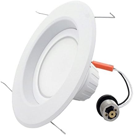 ROYOLED 6 Inch 13W 5000k 1100lm Energy Star UL Dimmable LED Recessed Downlight (Replace 90w Incandescent Lights) Round Lighting Retrofit Kit