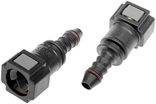 Dorman Quick Connector Kit – Repair Fuel Lines Fast, 1/4 Inch To 6mm, 2-Pack, Steel To Nylon