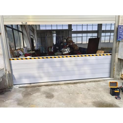 Extra Long Upright Aluminum Flood Prevention Barrier, Reusable Sandless Water Shield for Home, Garage, Driveway, Gate Entrances, 410cm (13.5ft) Flood Protection System(H 100cm)