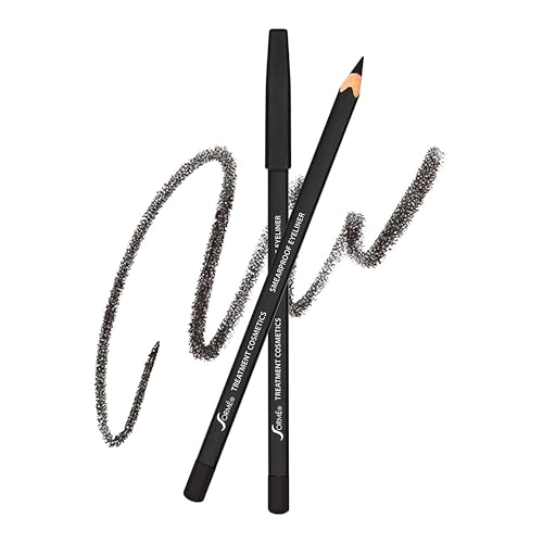 Sorme Treatment Cosmetics Smearproof Eyeliner 0.16oz | Long Lasting Black Waterproof Eyeliner Pencil | Smudge-Proof Waterline Eyeliner | Cruelty-Free and Gentle Pencil Eyeliner