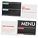 TEHAUX Magnetic Dry Erase Board for Refrigerator Household Meal Planner Weekly Menu Organizer Pet Material for Lists Reminders for Kitchen Display