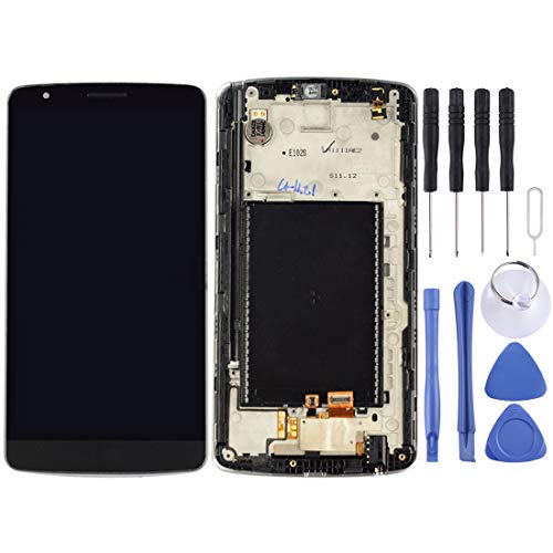 Schermo LCD e digitalizzatore Assemblaggio completo con cornice per LG G3 Stylus / D690 (nero)