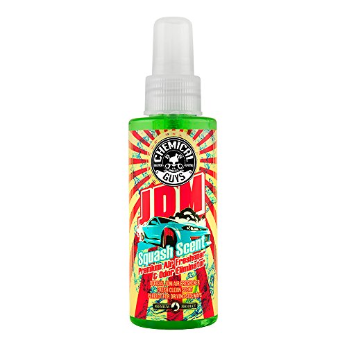 Chemical Guys AIR23504 Premium Air Freshener and Odor Eliminator Fresh Clean Scent Great for Cars Trucks SUVs RVs & More (JDM Squash Scent) 4 fl oz