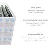 FASTRYF Craft Organizers and Storage, Pencil, Crayon, Marker, Pen Organizer, Pen Holder, Pen Tray Storage with Gel Pens, Fountain Pens, Chalk for Office, Art & Craft Room - 8Pack #3