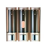 Decdeal CHUANGDIAN Manual Soap Dispensers Wall-Mounted Three Chamber Shampoo Box 200ml3