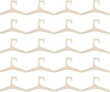 20 Perchas de Madera para Bebé - Perchas Infantiles Antideslizantes y Delgadas...