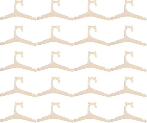 20 Perchas De Madera Para Bebé - Perchas Infantiles Antideslizantes Y Delgadas - Perchas De Madera Para Ropa De Bebé Recién