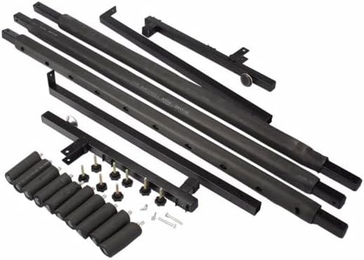 Guitar Stand Rack with Folding Design, Holds up to 7 Electric or Acoustic Guitars, Multiple Guitars Stand,Portable Black Guitar Holder,Black Guitar Display Holder for Guitar & Bass,Studio & Home (9 Holds)