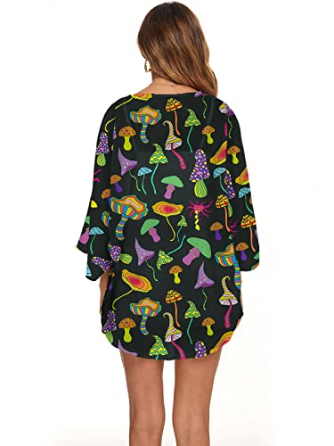 Image of BB&KK Women's Floral Kimono Summer Short Cover Ups Tops