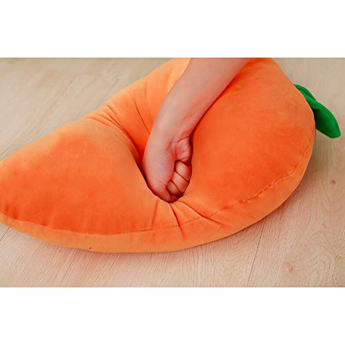 Dongcrystal 21.6 Inches Plush Carrot Pillows Stuffed Creative Vegetables Toys Smile