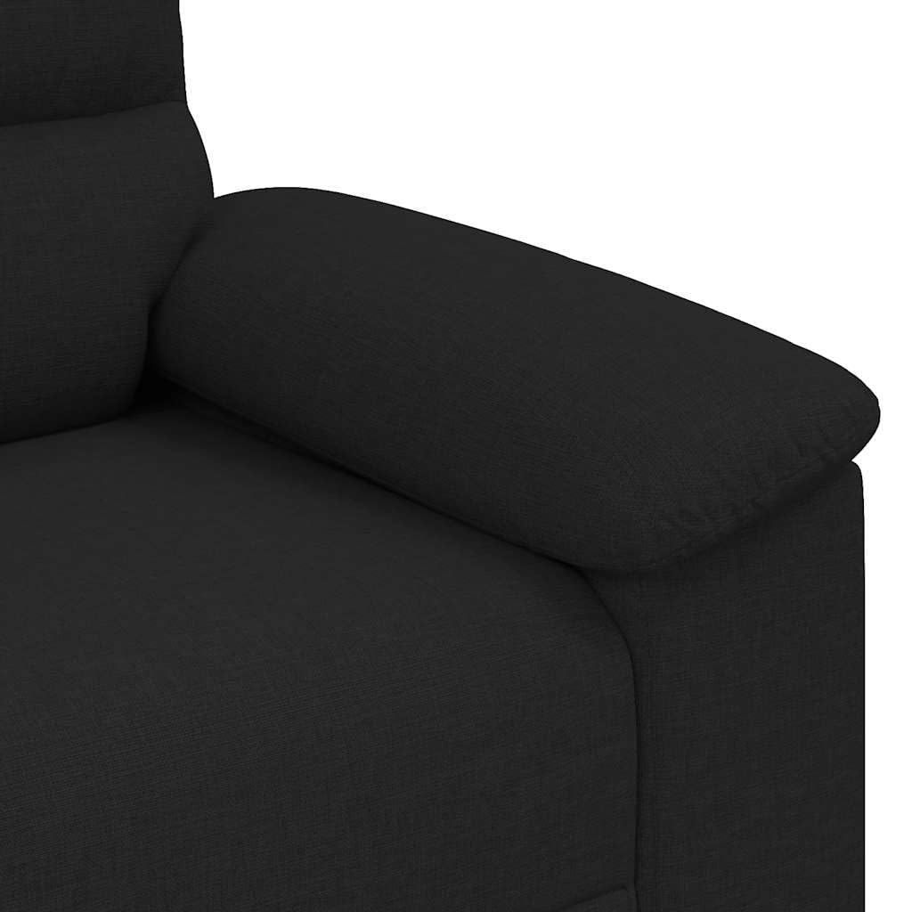 vidaXL Sofá 2 plazas Tela Negro 160x81x84 cm, sofá, sofá de Dos plazas, sofá de 2 plazas de Tela, sofá de 2 plazas, sofá de Tela, sofá de Dos plazas de Tela