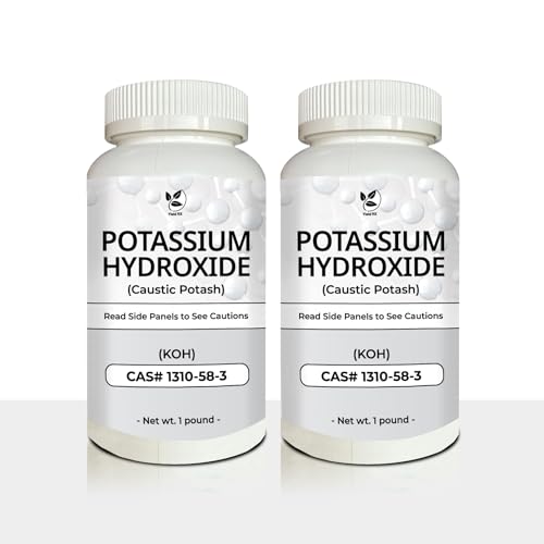 Yield RX Potassium Hydroxide (Caustic Potash) (KOH) - Chemical | Pack of 2