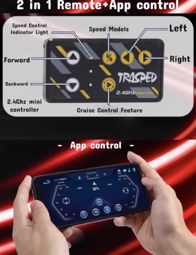 Image of Mini Formula Racing RC Car with App & Remote Control, 2.4GHz Rechargeable Racing Car with LED Lights, Speed Modes, 1:64 Scale Toy Car for Kids Boys Girls 6+ Years (Random Color)
