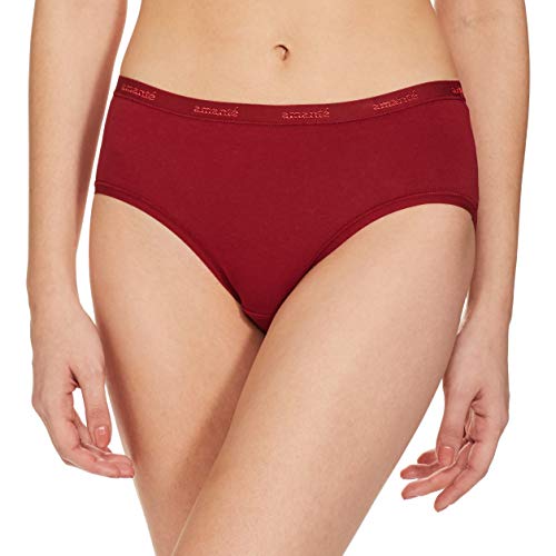 Image of Amante Solid Cotton Low Rise Hipster Panty Pack(Pack of 3)