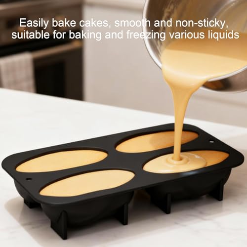 Molde de silicona para hornear postres y chocolates con 4 cavidades 5