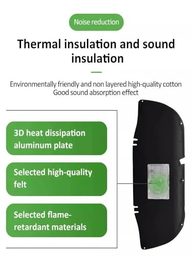 Tapis insonorisant capot Toyota Corolla E210 2019-2024 coton isolant - 6