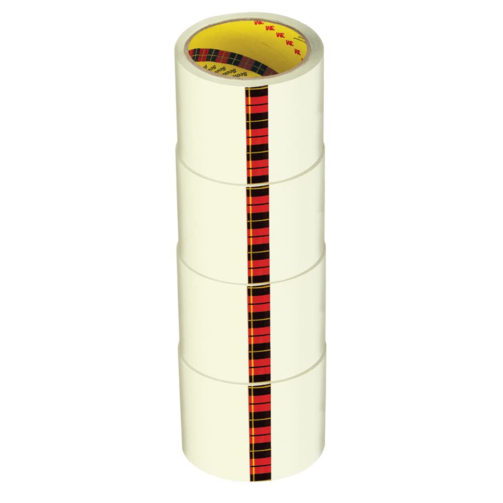 Scotch BOPP Packaging Tape 3" x50m Clear - Pack of 4 (1 Tower) (B0C288D1RY) Amazon Price History, Amazon Price Tracker