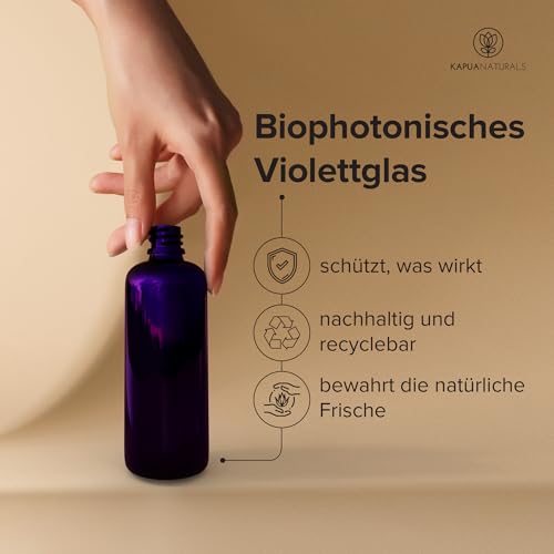 Rizinusöl Kaltgepresst Bio -100 ml - 100% kaltgepresst & ohne Hexan, hoher Ricinolsäuregehalt, Haaröl & Gesichtsöl für Bart, Wimpern, Brauen, Nägel & Haut – Castor Oil Organic Wimpernpflegekit