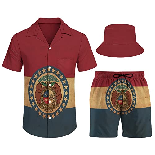 Ensemble t-shirt drapeau jamaïcain imprimé avec bob et pantalon blanc