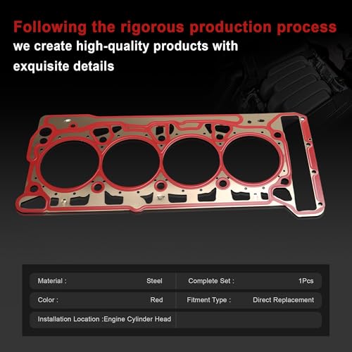 Image of 06K103383K 1.8 /2.0T EA888 Cylinder Head Gasket Replacement For Audi A1 A3 A4 A5 A6 A7 A8 Q3 Q5 Q7 TT VW Jetta Passat Golf Arteon Tiguan Scirocco Skoda