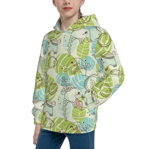 Little Elephants Garden Kid Hoodies Boys Sweatshirts Girls Pullover with Pocket2