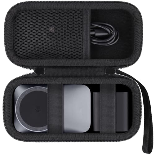 co2CREA for Anker Prime 3-in-1 Wireless Charging Station, Hard Travel Case Compatible with Anker 25W Certified Palm-Sized Foldable Charger, Case Only (Black Case)